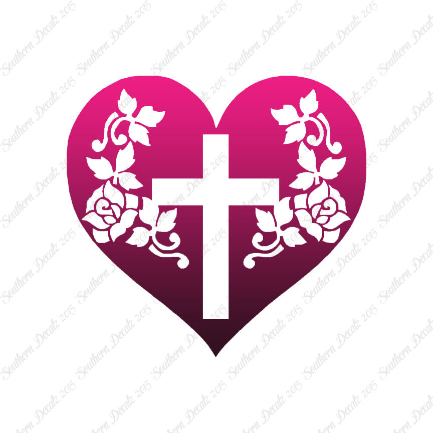 Cross Heart Roses