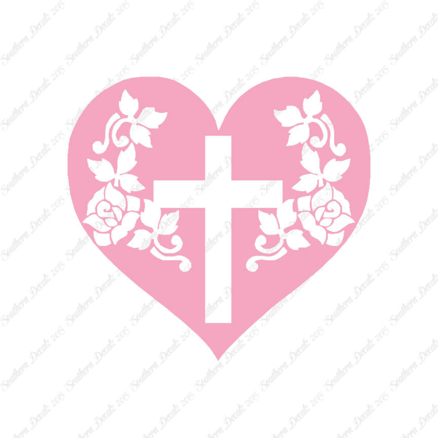 Cross Heart Roses