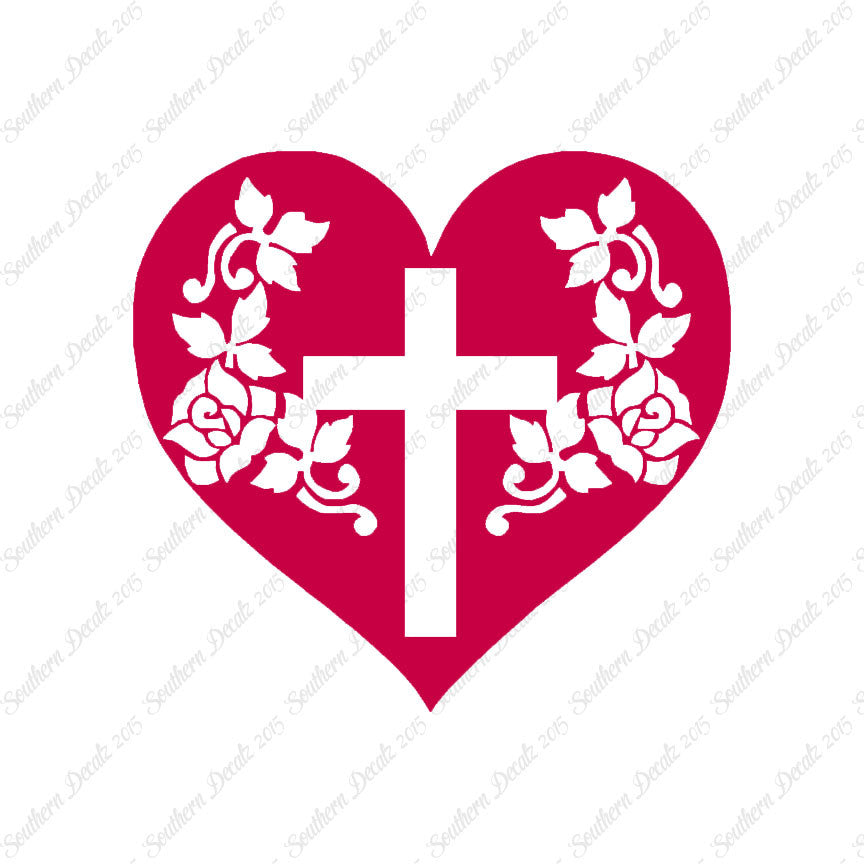 Cross Heart Roses