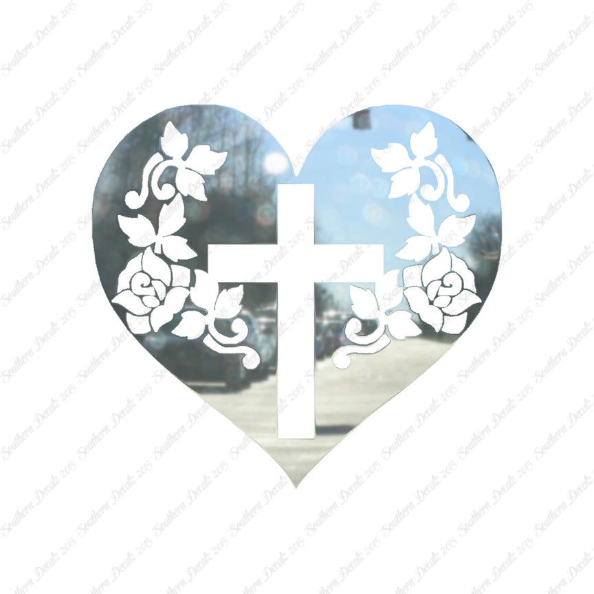 Cross Heart Roses