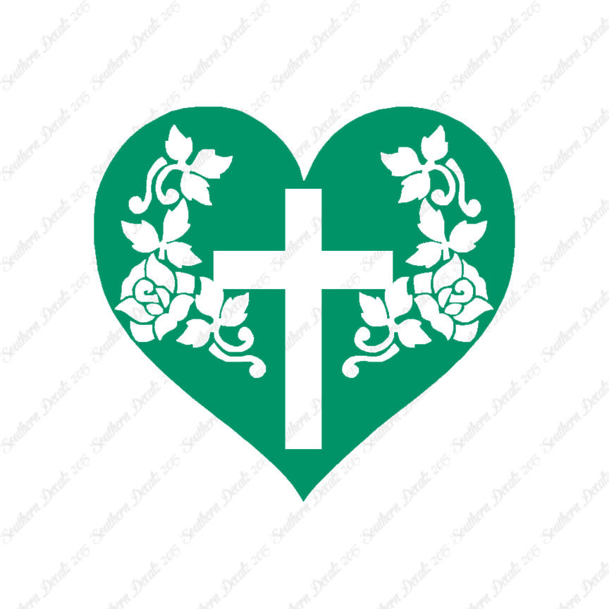 Cross Heart Roses