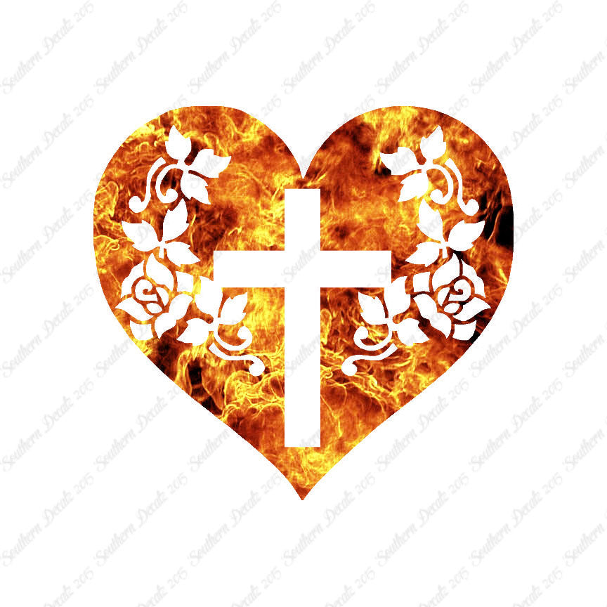 Cross Heart Roses