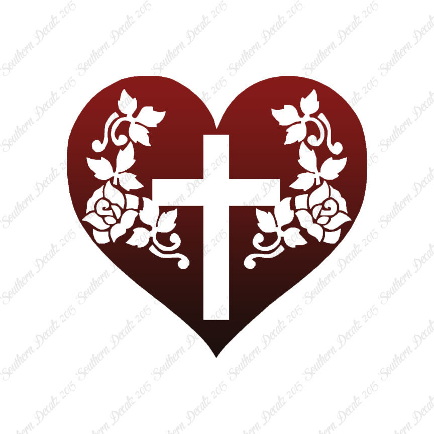 Cross Heart Roses