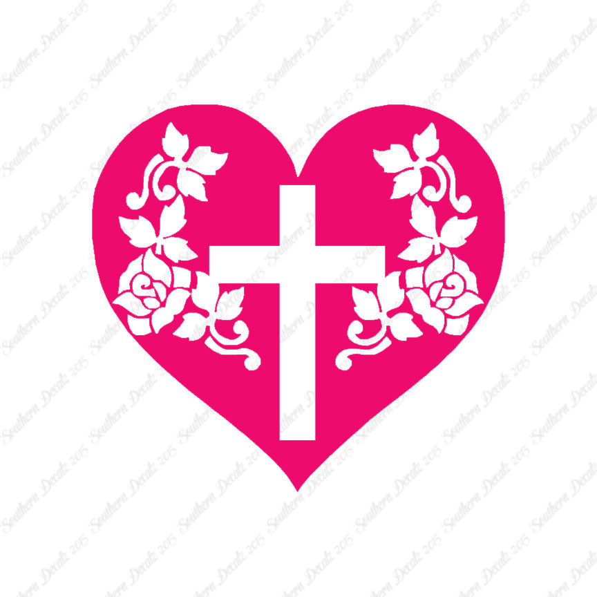 Cross Heart Roses