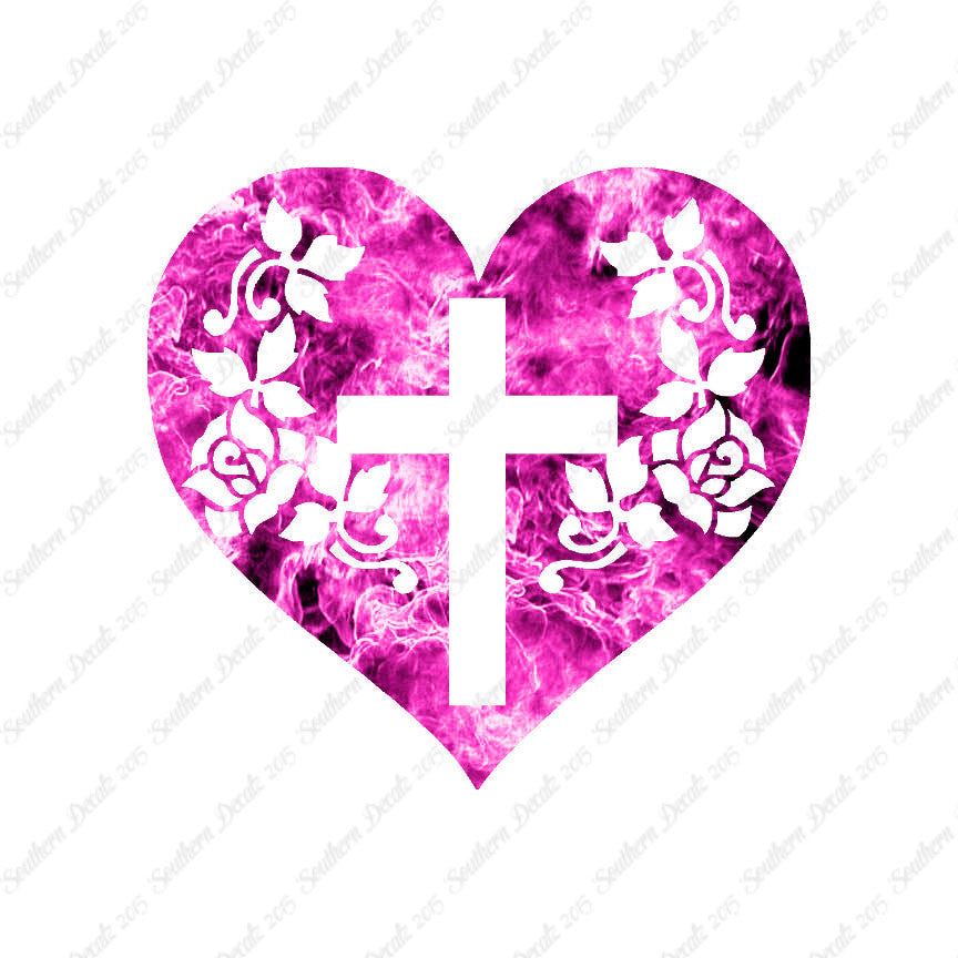 Cross Heart Roses
