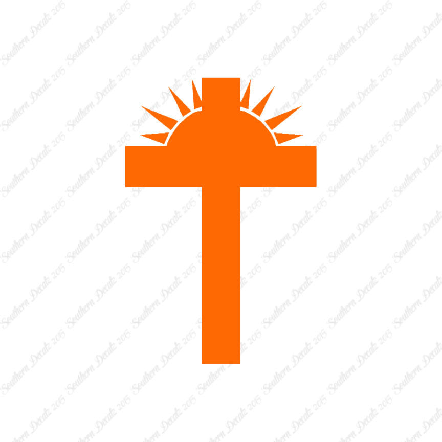 Cross With Sunrise Religion
