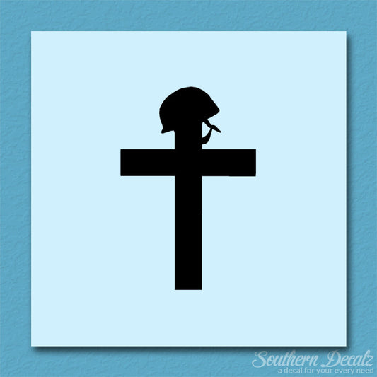 Cross With Helmet War Memorial
