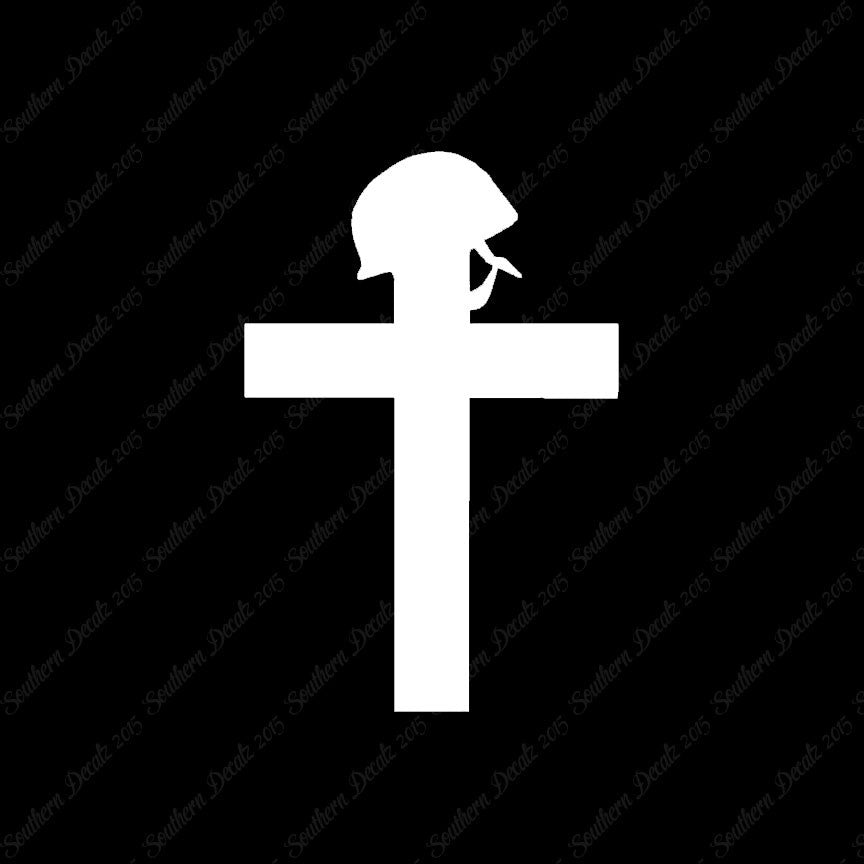 Cross With Helmet War Memorial