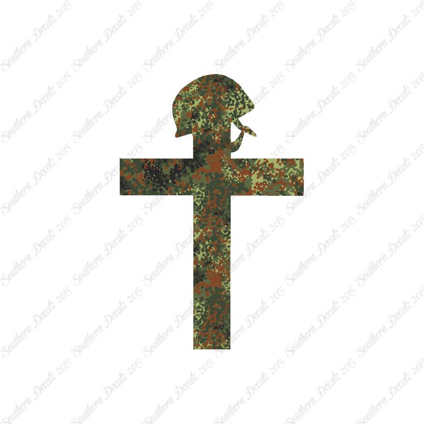 Cross With Helmet War Memorial