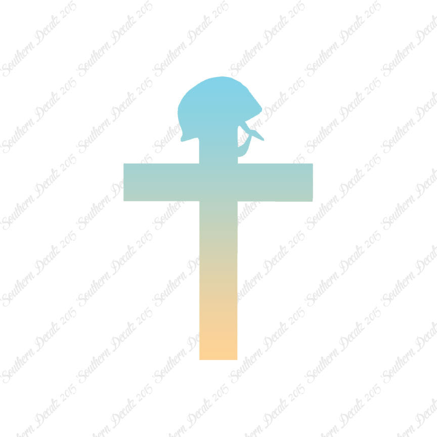 Cross With Helmet War Memorial