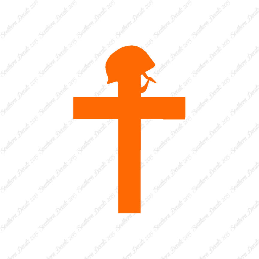 Cross With Helmet War Memorial