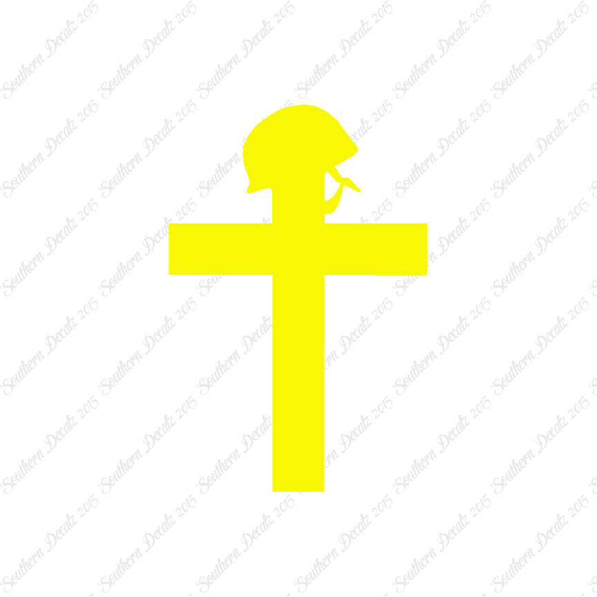Cross With Helmet War Memorial
