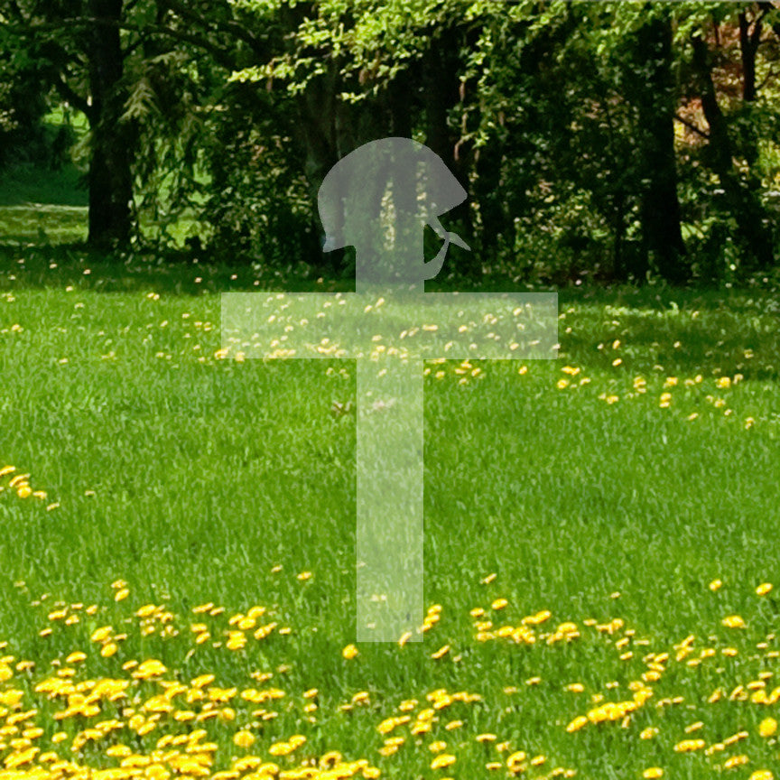 Cross With Helmet War Memorial