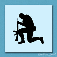 Soldier Kneeling Prayer