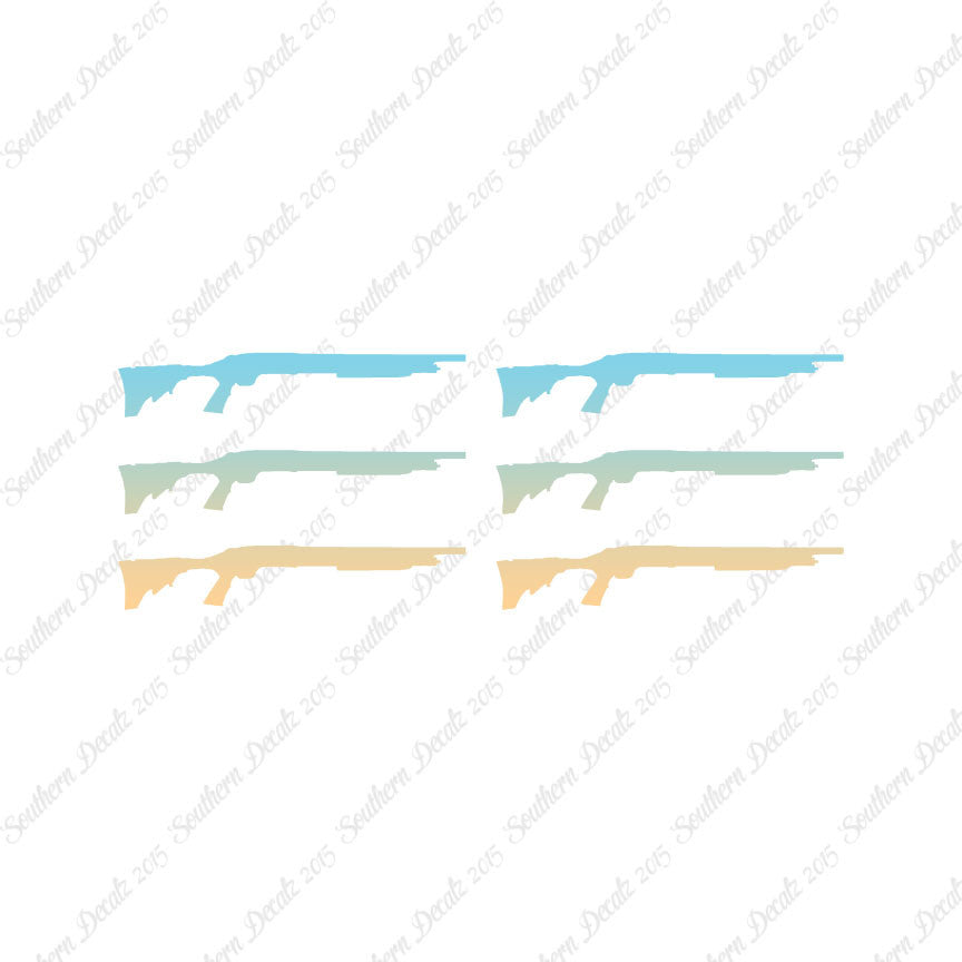 Set Of 6 Rifles