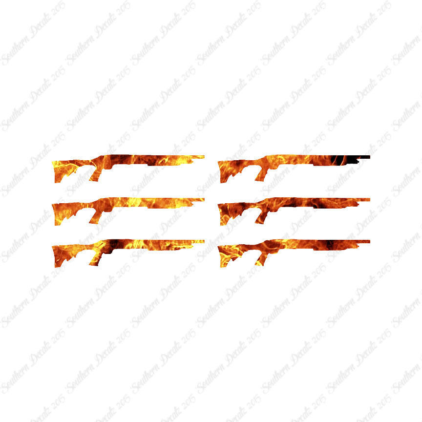 Set Of 6 Rifles