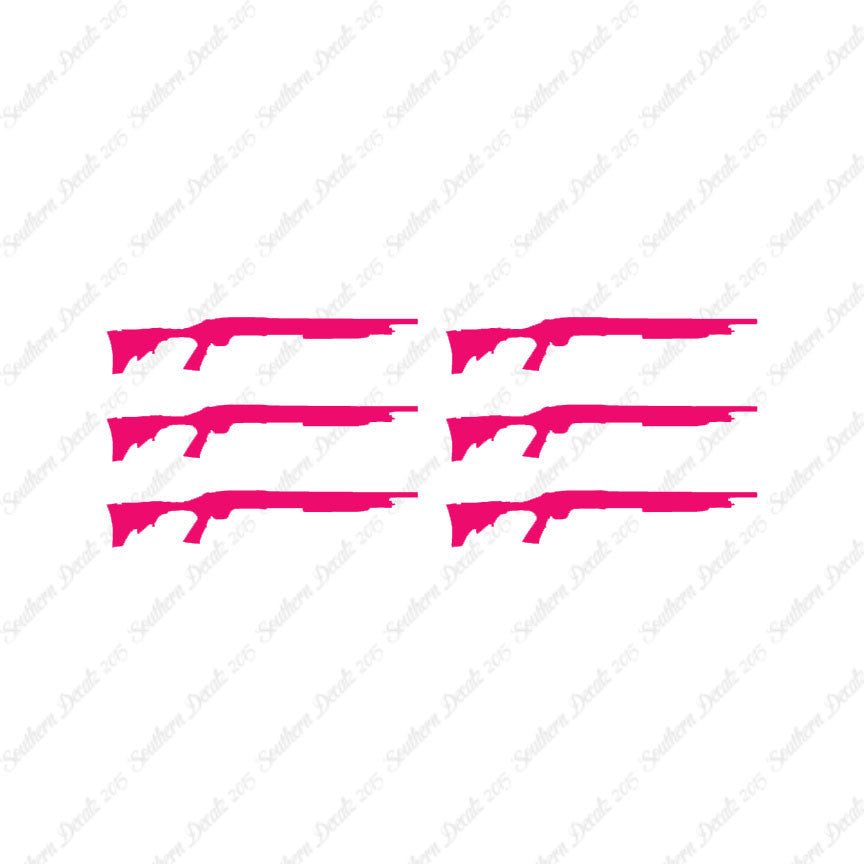 Set Of 6 Rifles