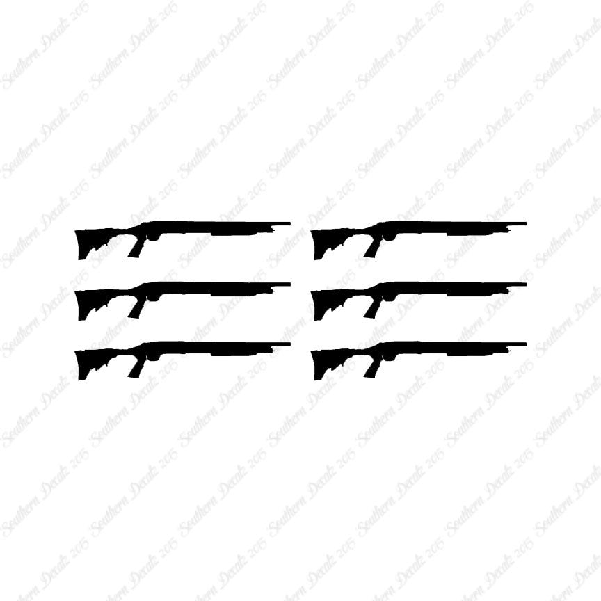 Set Of 6 Rifles