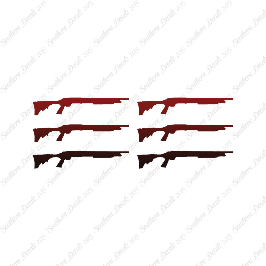 Set Of 6 Rifles