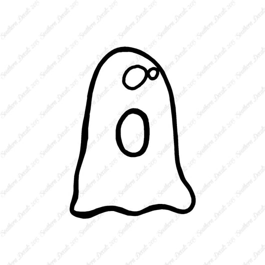 Cute Ghost Drawing