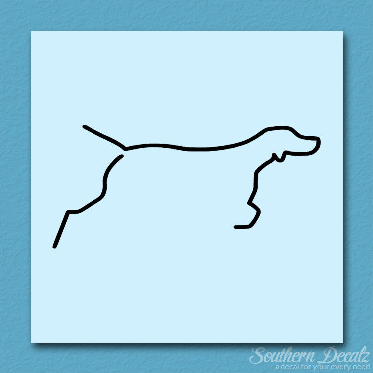 Pointer Outline Dog