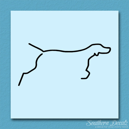 Pointer Outline Dog