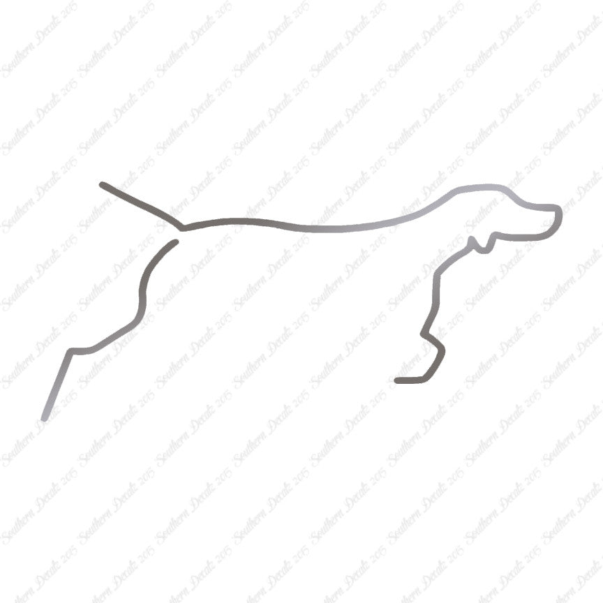 Pointer Outline Dog
