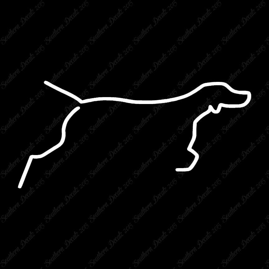 Pointer Outline Dog