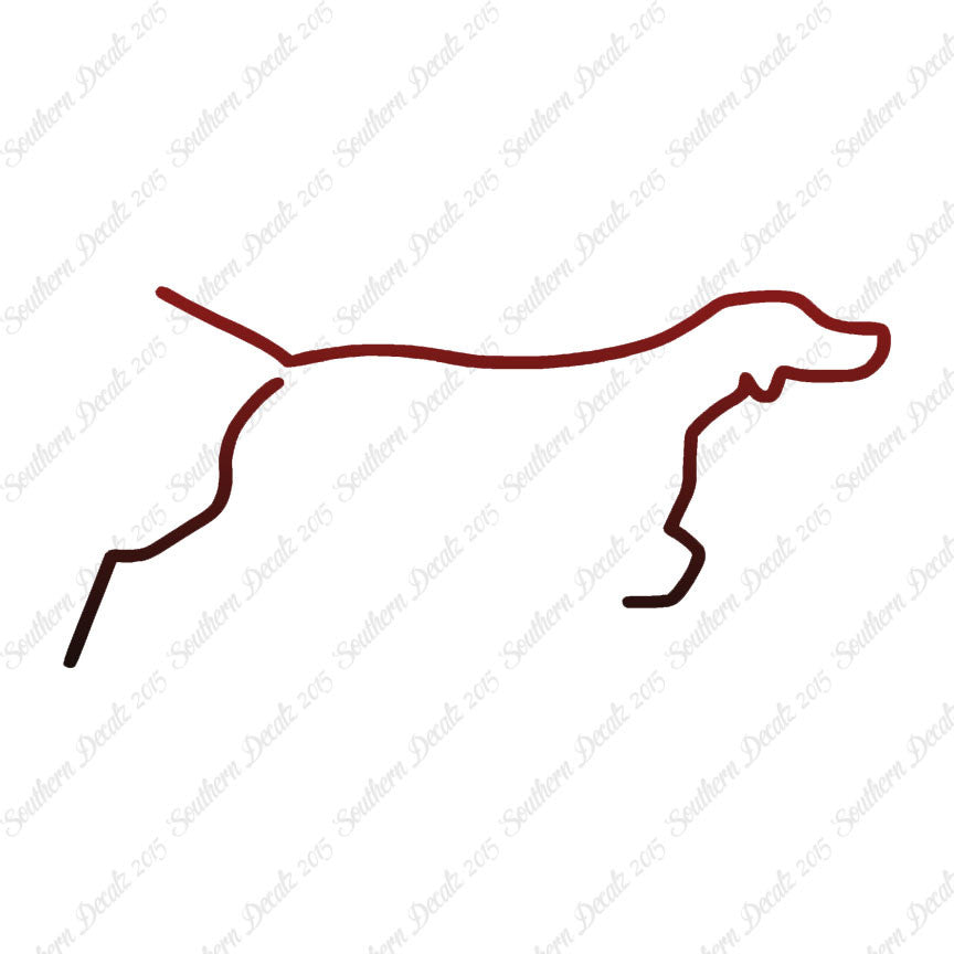 Pointer Outline Dog