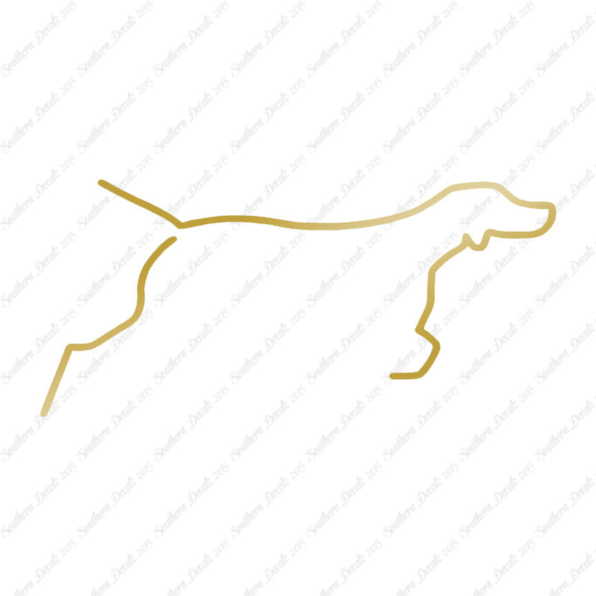 Pointer Outline Dog