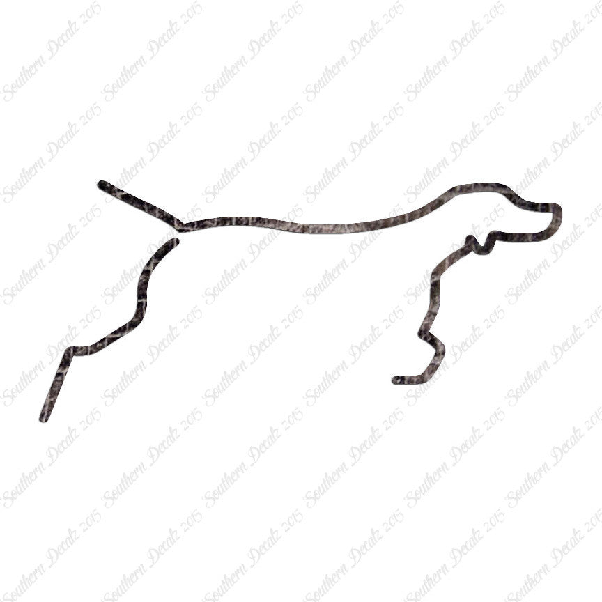 Pointer Outline Dog