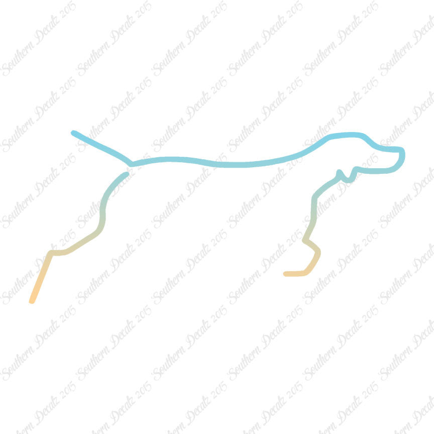 Pointer Outline Dog