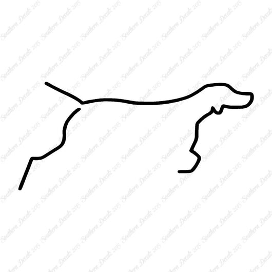 Pointer Outline Dog