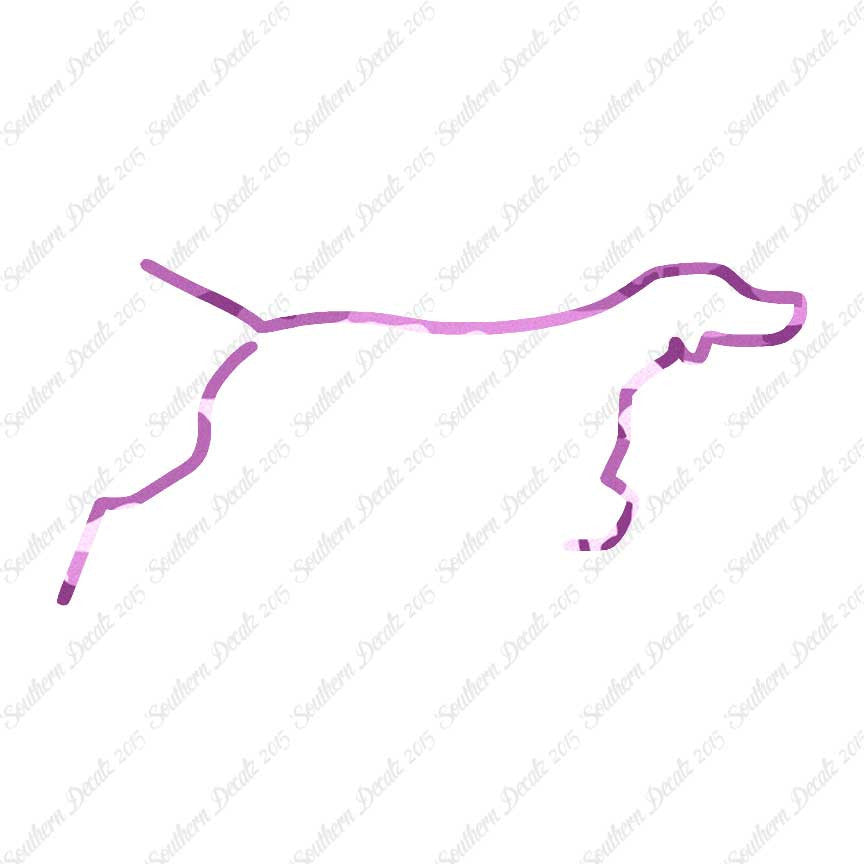Pointer Outline Dog