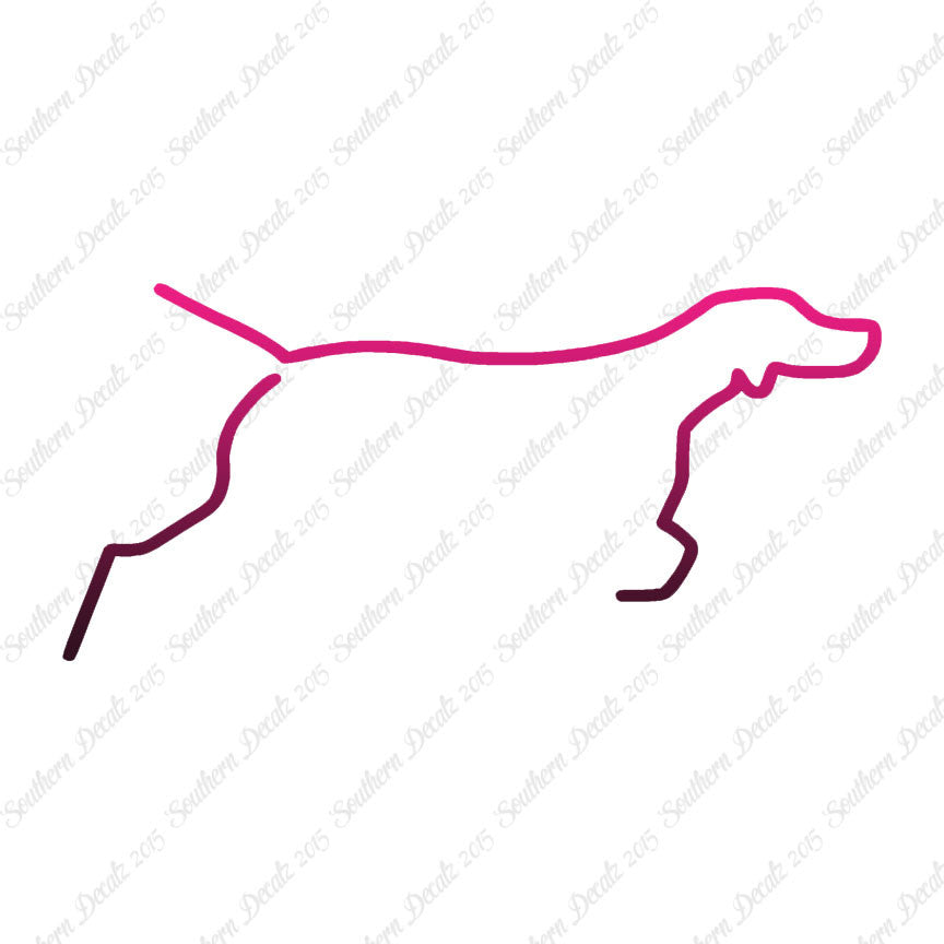 Pointer Outline Dog