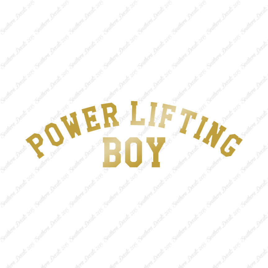 Powerlifting Boy