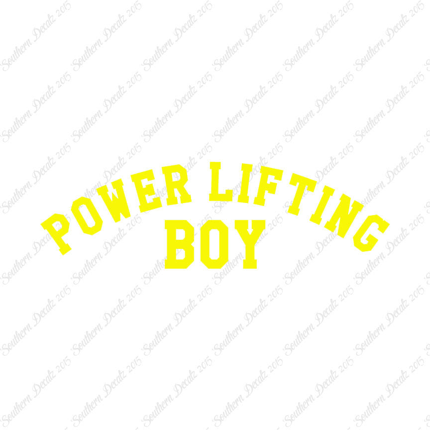 Powerlifting Boy