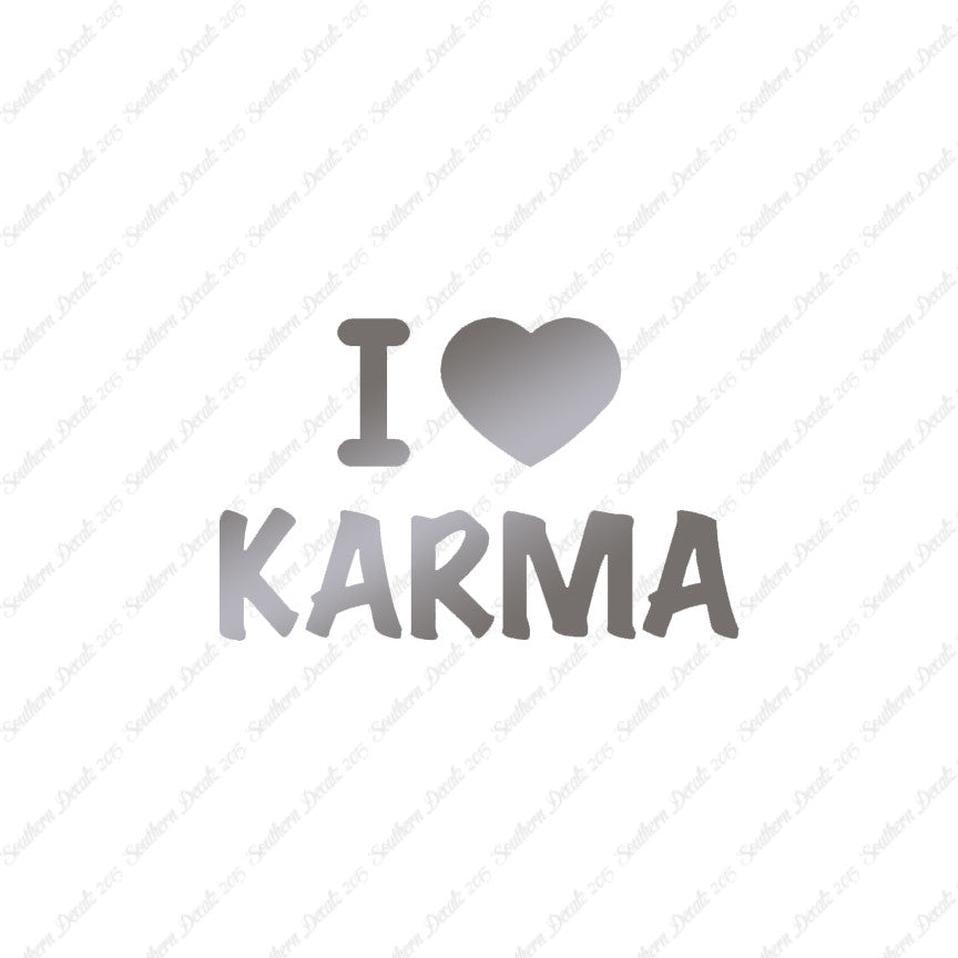 I Love Karma Heart