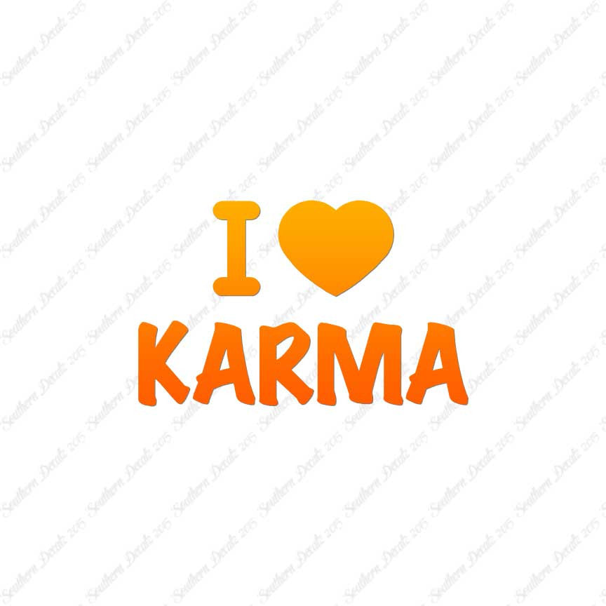 I Love Karma Heart
