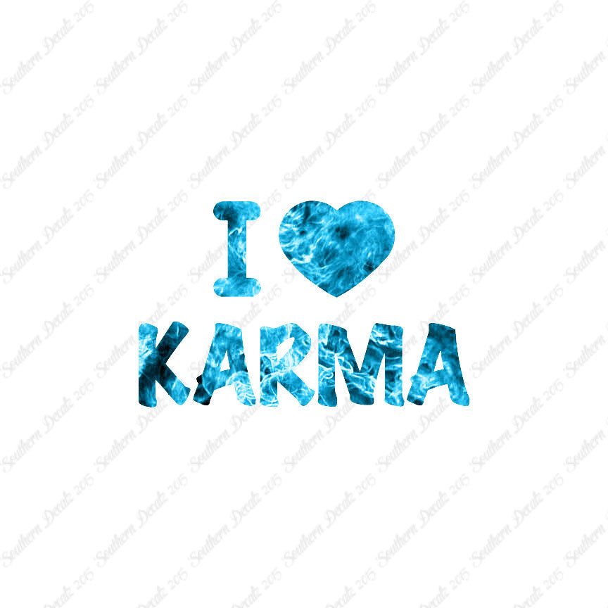 I Love Karma Heart