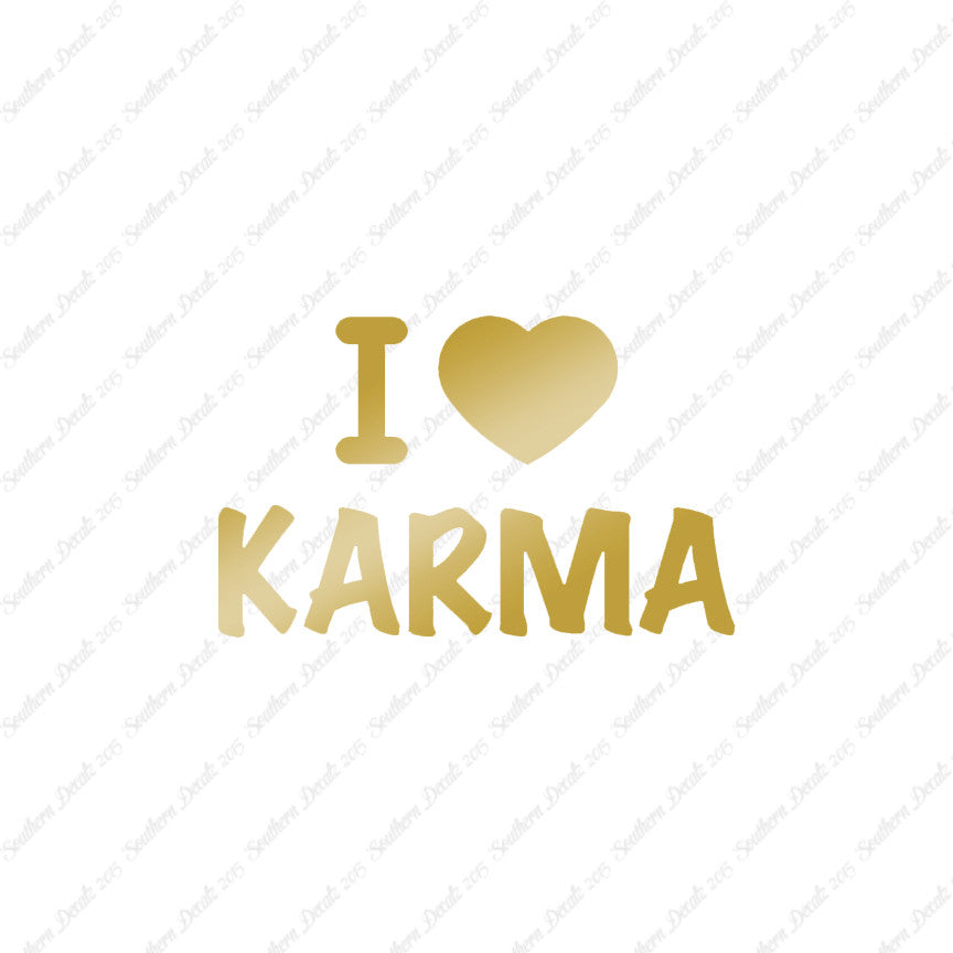 I Love Karma Heart