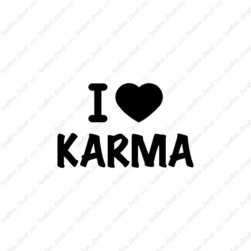 I Love Karma Heart