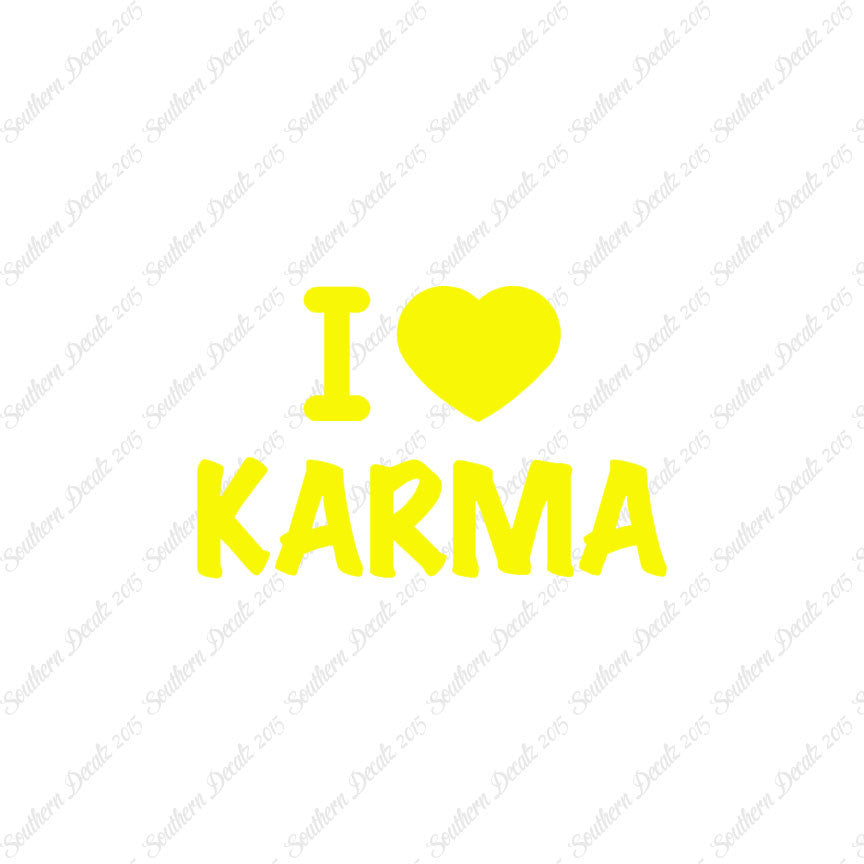 I Love Karma Heart