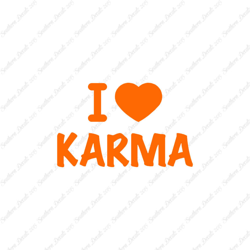 I Love Karma Heart