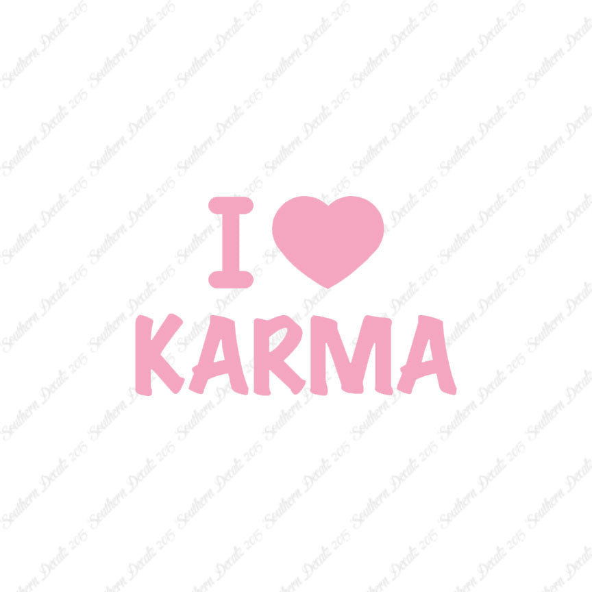 I Love Karma Heart