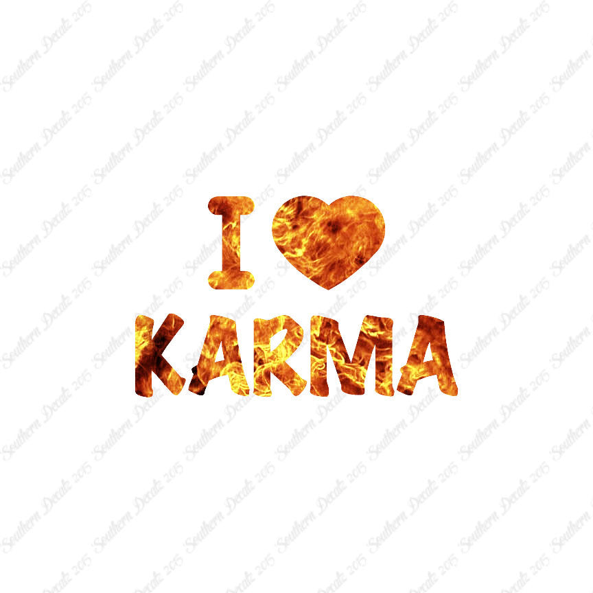 I Love Karma Heart