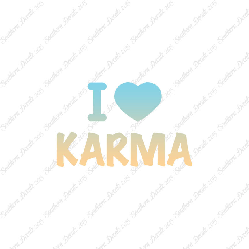 I Love Karma Heart
