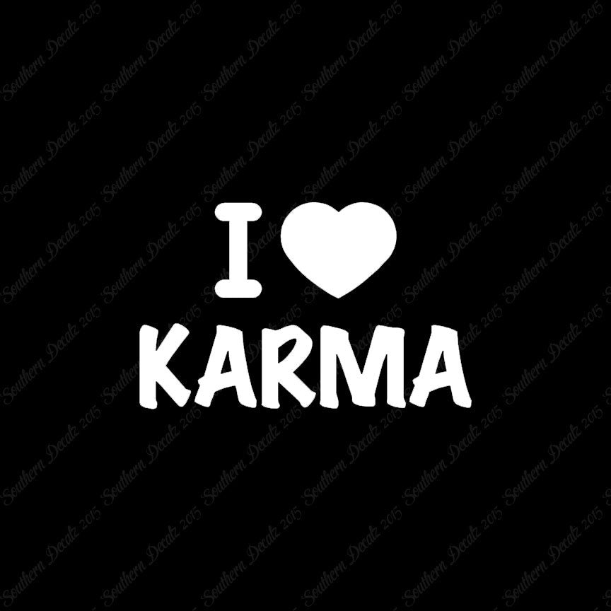 I Love Karma Heart