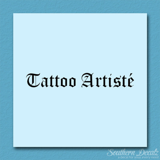 Tattoo Artiste Artist