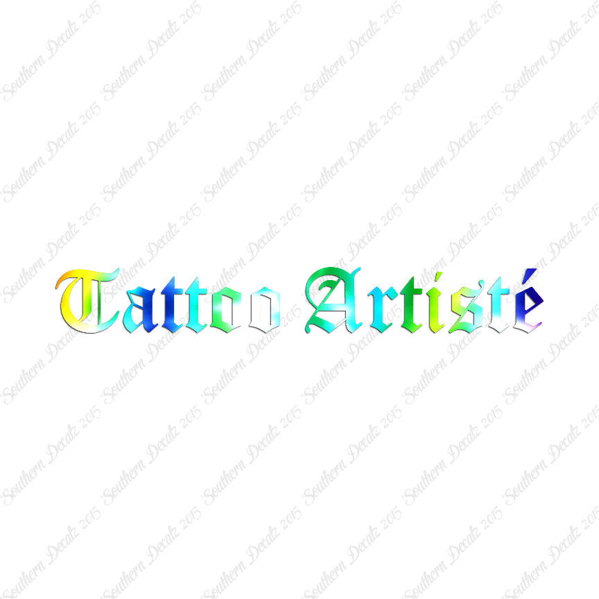 Tattoo Artiste Artist